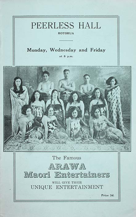 Rotorua concert party, 1920s