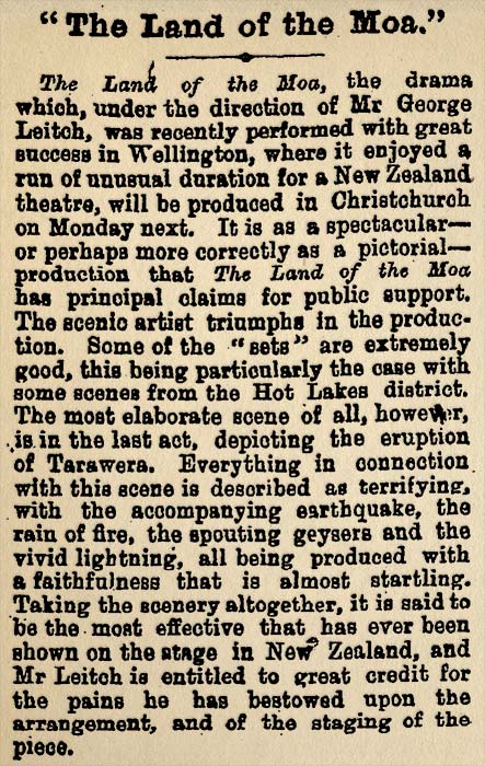 <em>The land of the moa</em>, 1895