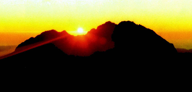 Dawn, Mt Hikurangi
