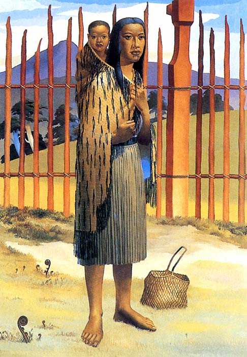 James Turkington's 'Wahine' mural, 1966