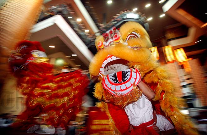 Lion dance