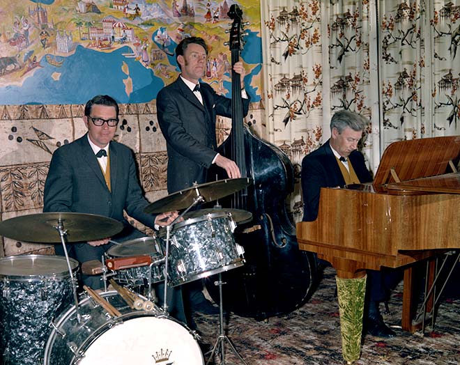 Norm Cumming Trio, New Plymouth, 1970