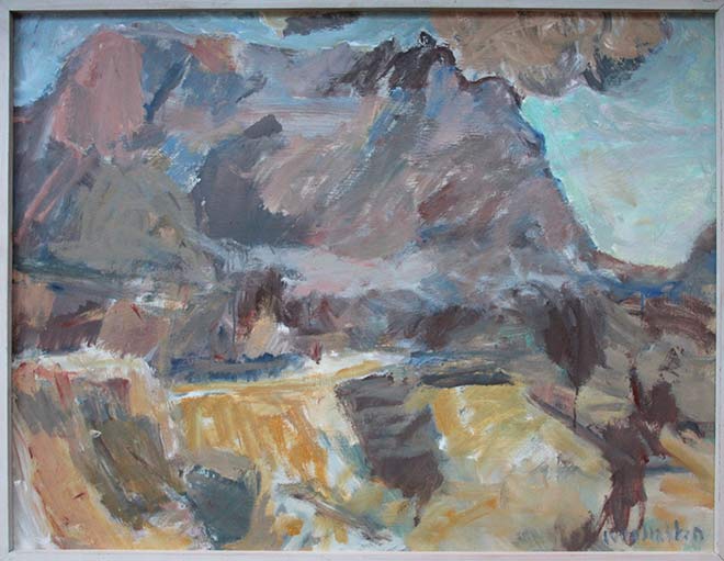 Toss Woollaston painting of Māpua