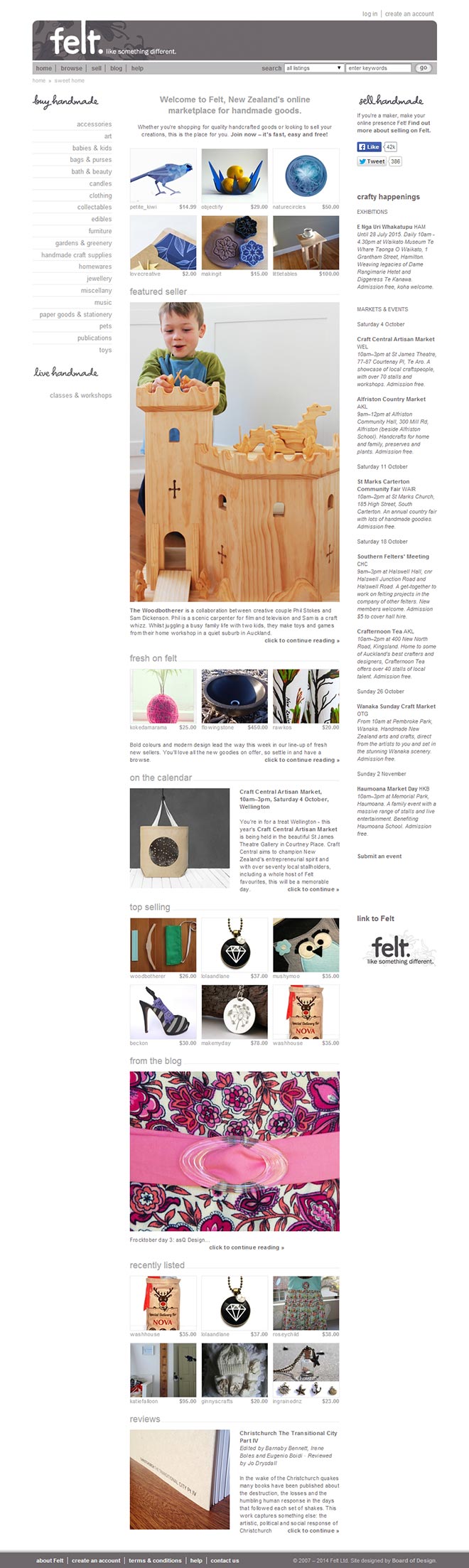 Felt website