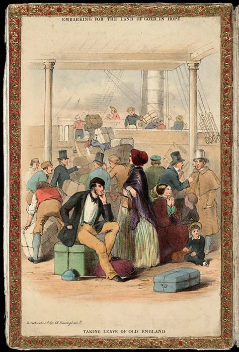 Taking leave of old England