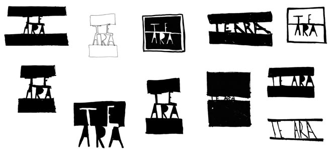 Versions of the Te Ara logotype