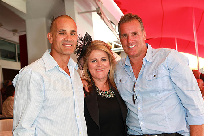 Julie Christie with Matthew Ridge and Brent Todd