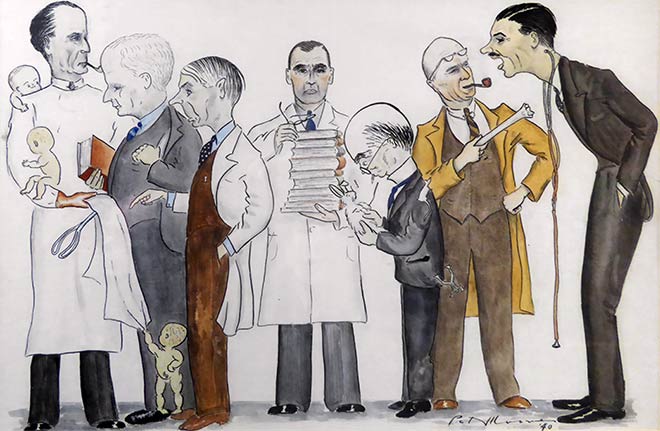 Otago Medical School staff, 1940