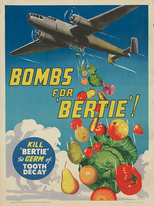  Bombs for Bertie! Fighting tooth decay, 1950s