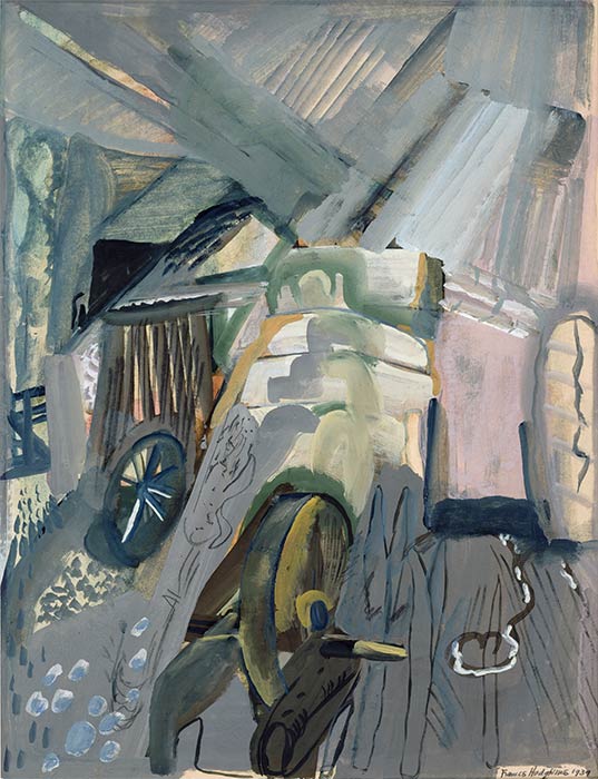 Frances Hodgkins, 'Circular barn'