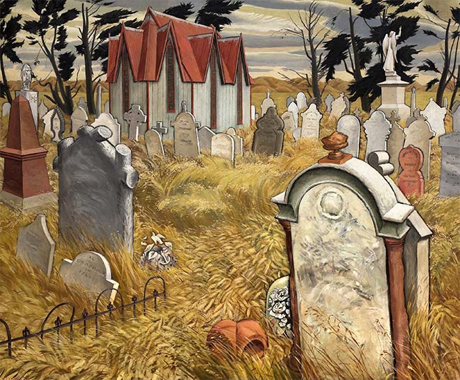William Sutton, 'Nor-wester in the cemetery'