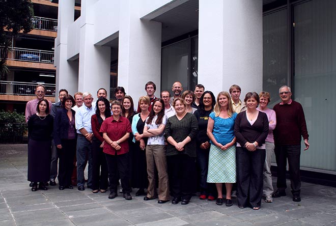 The Te Ara team, February 2007