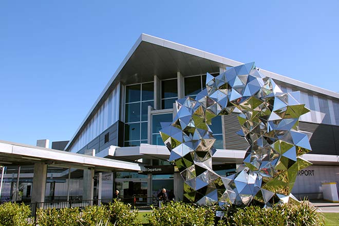 New Christchurch airport terminal building