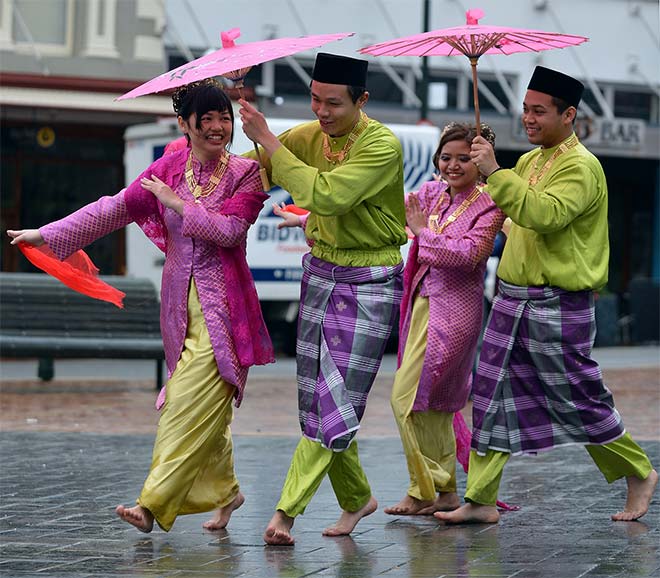 Dancing in the rain