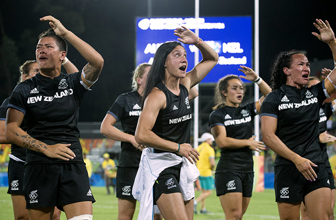 New Zealand Women’s Sevens team, Rio, 2016
