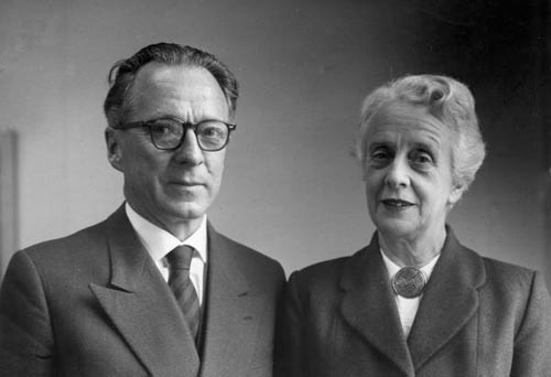 Clarence Edward Beeby and his wife Beatrice