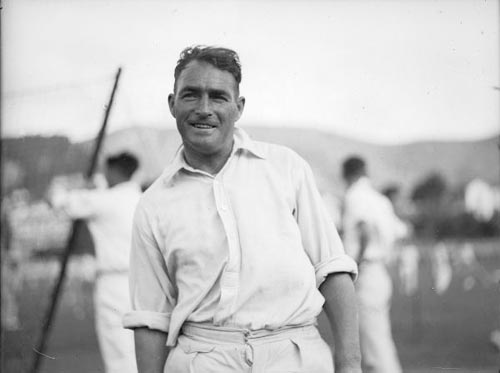 Outstanding cricketer Charles Stewart Dempster, about 1932