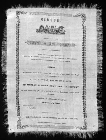 Foley's Royal American Circus advertisement
