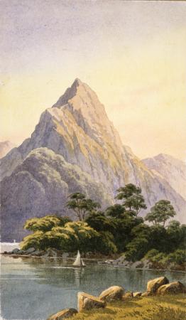 A painting of Mitre Peak