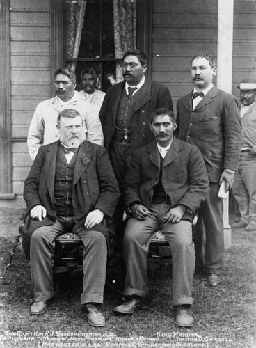 A political meeting at Huntly, 1898