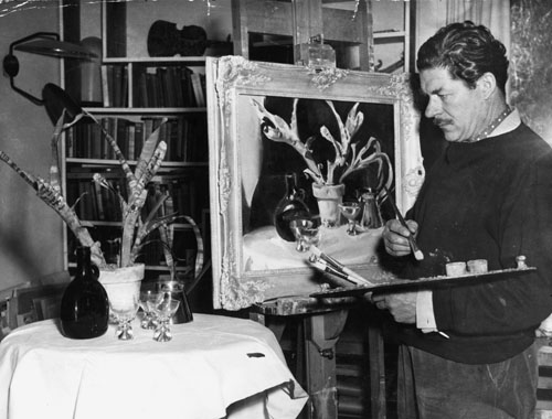 Peter McIntyre painting, 1958