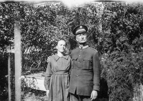 George Moore, pictured in his Salvation Army uniform, and his daughter Ruth Marie Moore