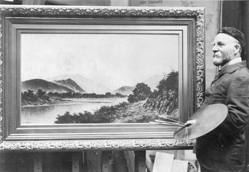 Samuel Horatio Moreton at his easel