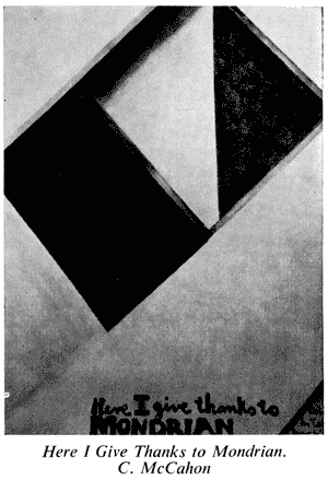 'Here I Give Thanks to Mondrian', C. McCahon