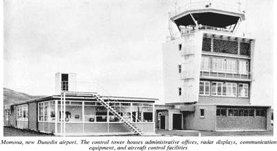 Control tower at Dunedin Airport