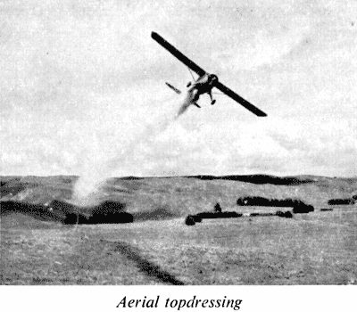 Aerial topdressing