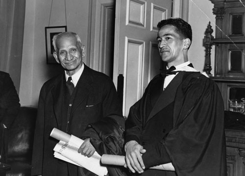 Apirana Ngata and his son Henare, 1948