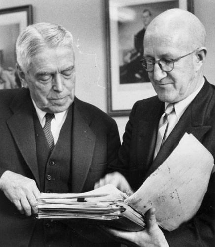 Arnold Nordmeyer and Walter Nash