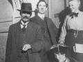 Alfred Henry O’Keeffe, (left) and others at the Dunedin School of Art and Design