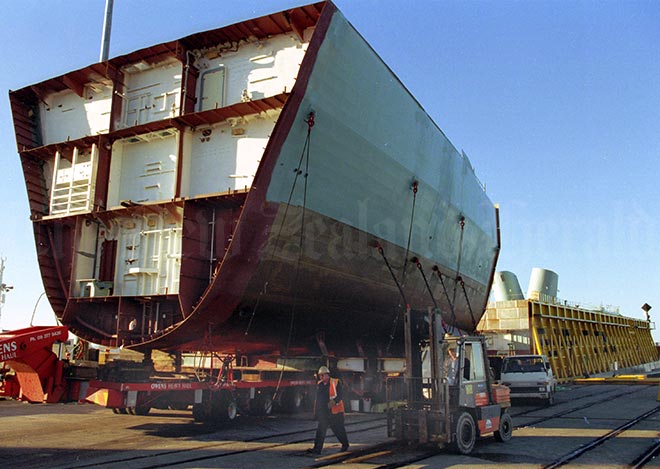 Module of an Anzac frigate