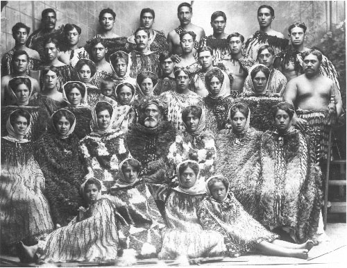 Māori concert party, about 1911
