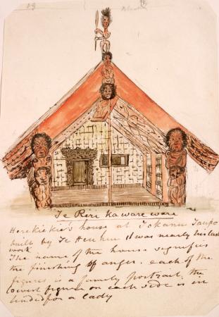 Te Herekiekie's house at Tokaanu