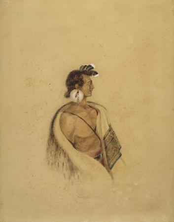 Te Rangihaeata painted by Charles Heaphy