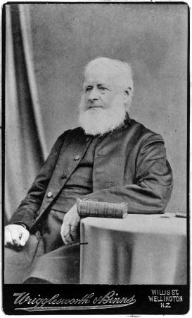 William Williams with a bushy white beard in later life.