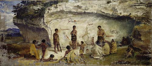 Māori at Weka Pass