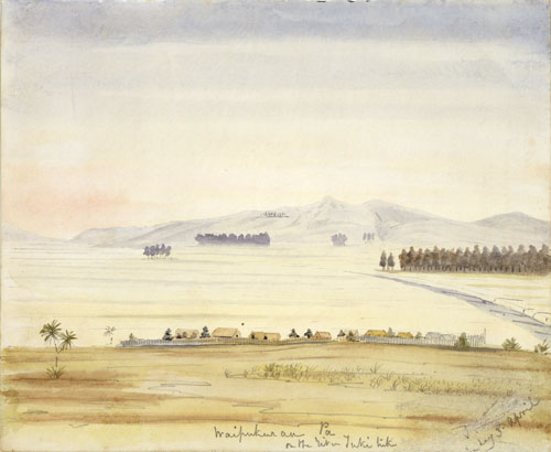 Waipukurau pā, about 1858