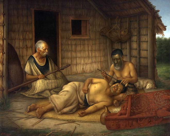 Tohunga tā moko (tattooist)
