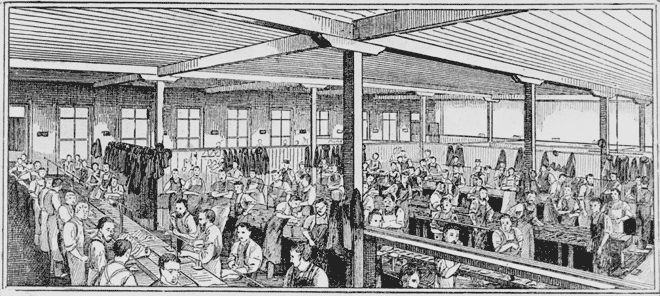 Leather factory