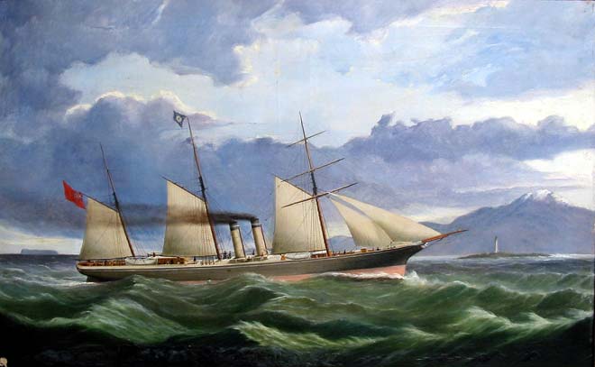 <em>Aldinga</em> speeding for Bluff, 1865