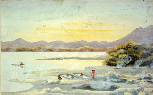 Māori use of thermal pools 