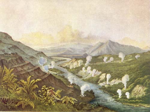 Ōrākei Kōrako thermal area, 1859
