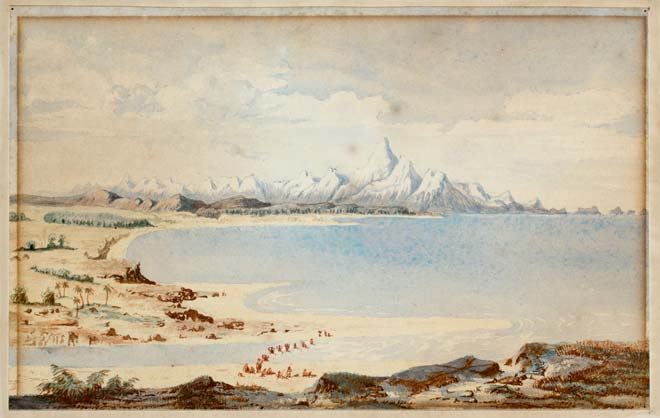 Arahura River mouth, 1846