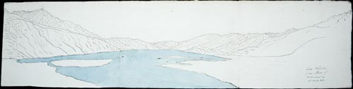 ‘Lake Wanaka from the entrance of Makarora’