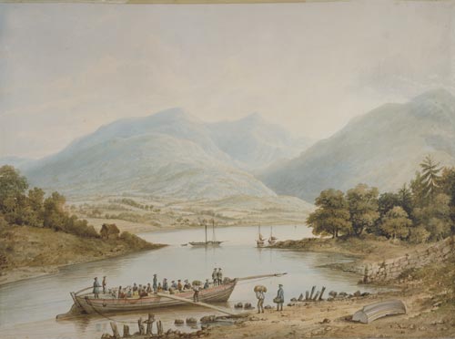 Colonists leaving for Otago, 1847