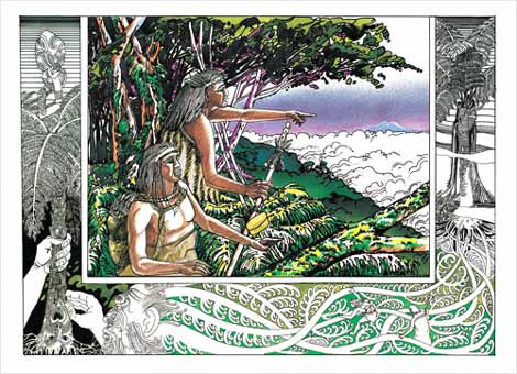 Kahupeka naming the land