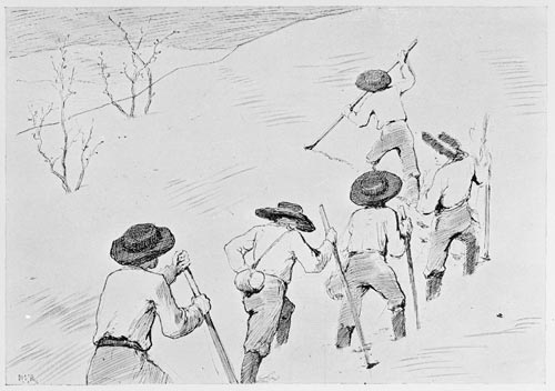 Snow-raking